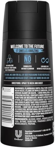 12 AXE body spray deodrant Anit-Aerspirant (12X 150 ml/5.07 oz, Mix within the available kinds)