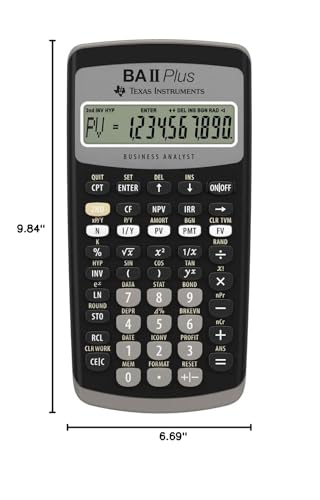 (Texas Instruments) Advanced Financial Calculator (BA II Plus)