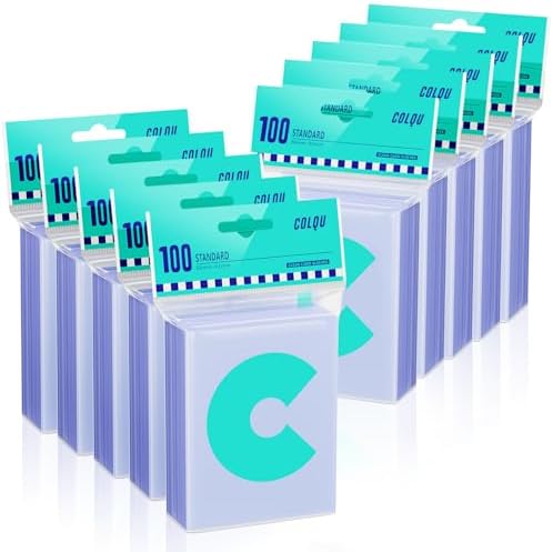 1000ct Card Sleeves, Baseball Card Sleeves, Penny Clear Card Sleeves for Trading Cards, Soft Trading Card Sleeves, Sports Card Sleeves, Card Protector Sleeves, Protective Plastic Sleeves for Cards