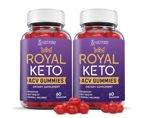 (2 Pack) Royal Keto ACV Gummies 1000MG with Pomegranate Juice Beet Root B12 120 Gummys