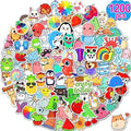 1200 Pcs Stickers for Kids, Cute Water Bottle Stickers for Teens, Kawaii Vinyl Phone Laptop Skateboard Animal Waterproof Stickers, Bulk Aesthetic Sticker Packs for Boys Girls Teacher