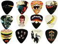 12 x Classic Albums Guitar Pick Set. Guitar Plectrums For Every Guitarist. Double Sided Printing. Picks Sized 0.46, 0.71, 0.81, 0.88, 0.96 And 1.2 mm Included (Set 1)