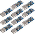 10PCS DC-DC Converter 9V 12V 24V to 5V 3A USB Step-Down Voltage Regulator Output Buck Module Phone Charger Car Power Supply Module