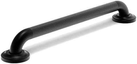 1-1/4" Knurled Grab Bar, ADA Compliant Bath Safety Shower Handrail, Bathroom Mobility Aid Handle for Seniors and Disabled, Heavy Duty 500lbs Support