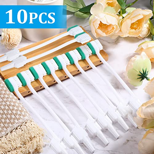 10 Pcs Suction Swab Toothbrush Care Swab Suction Toothbrush Disposable Oral Swabs Toothbrush for Suction Machine Sponge Disposable Individually Wrapped for Elderly Adults Oral Dental Mouth Care