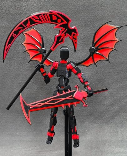 (Assembly Completed) T13 Action Figure Set,Titan 13 Robot Action Figure,Dummy 13 Set,3D Printed Robot 13 Action Figure, Lucky 13 Set,Titan 13 Robot Action Figure, for Collectors Desktop Decorations