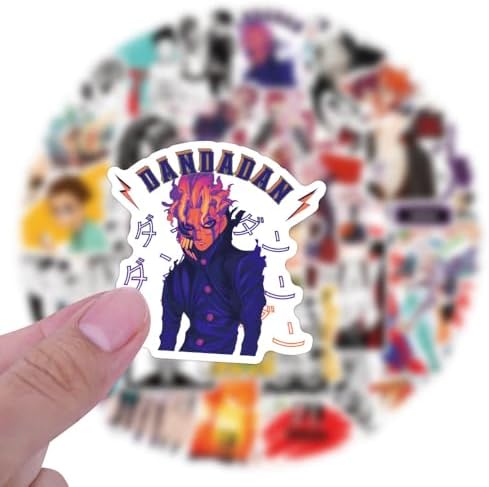 110pcs Dan Da Dan Stickers Ken Takakura Momo Ayase Waterproof Cartoon Stickers for Water Bottles Skateboards Luggage Snowboard Gift for Fans