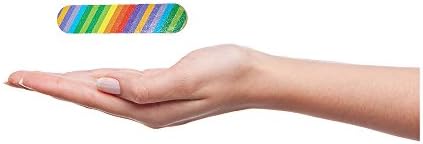 (1 Dozen) Pack of 3 Colorful Girly Mini Emery Board Nail Files