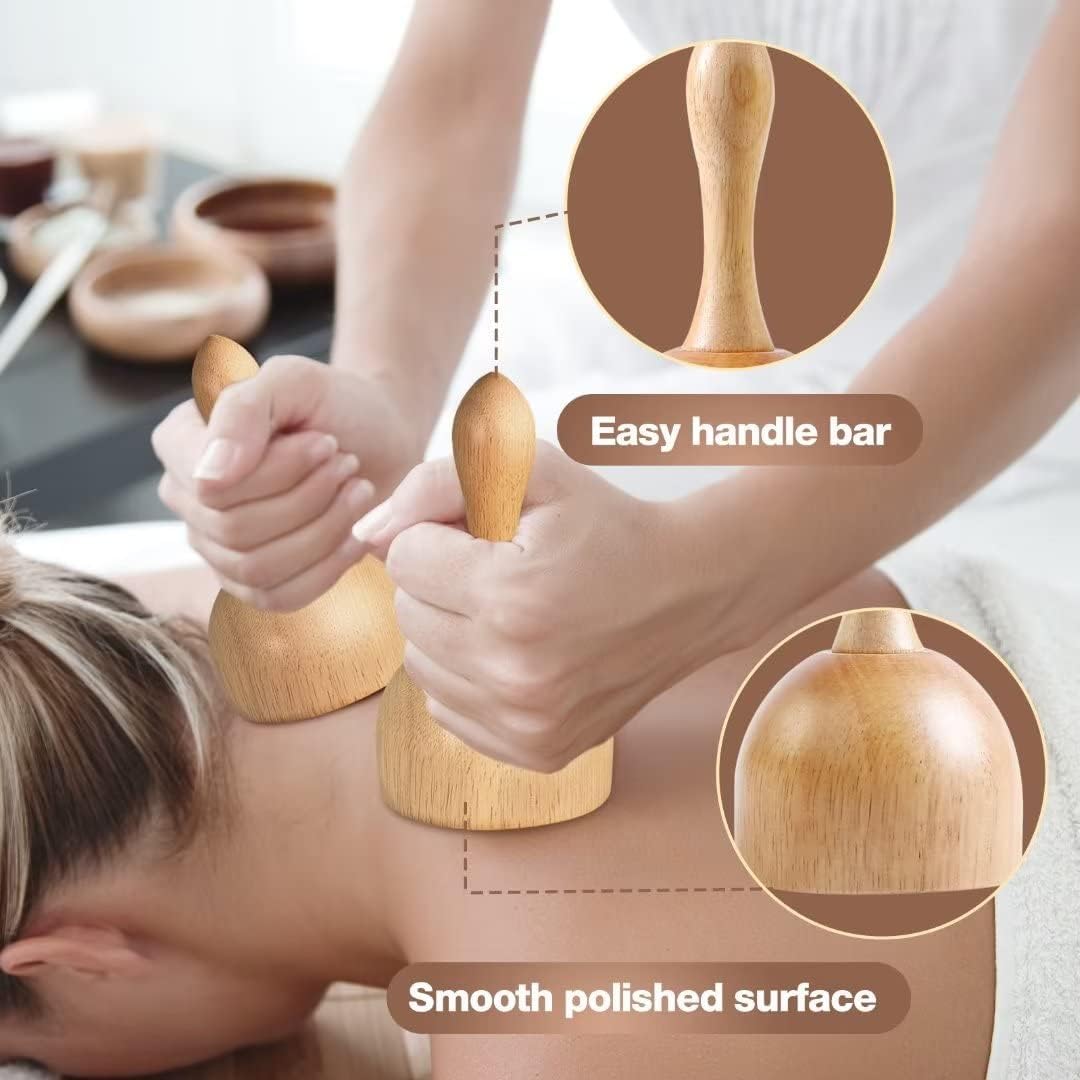 10-in-1 Wood Therapy Massage Tools Massager Wooden Massager for Body Shaping Massage Tool Set Wood Therapy Tools for Relieving Muscle Pain Body