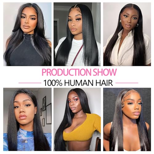 10A Straight Single Bundles Human Hair 14 Inch Brazilian Straight Human Hair Bundles 100% Unprocessed Virgin Weave Bundles Human Hair 1 One Bundle Natural Black Color