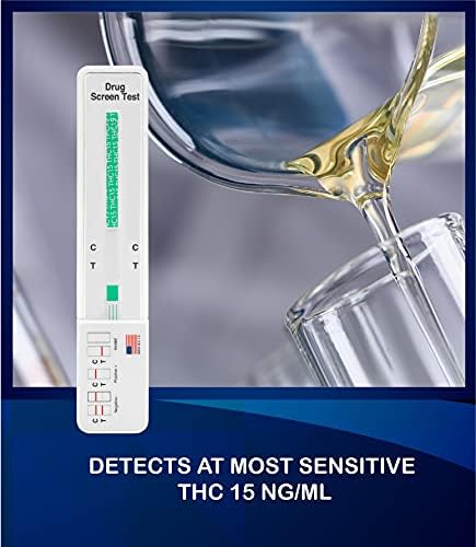 10 Pack - DrugExam (THC) 15 Marijuana Test. Testing Strip.Urine. Test Strips.