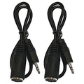 (2 Pack of Type-A MIDI to 3.5mm Adapter 14" Inch Cable
