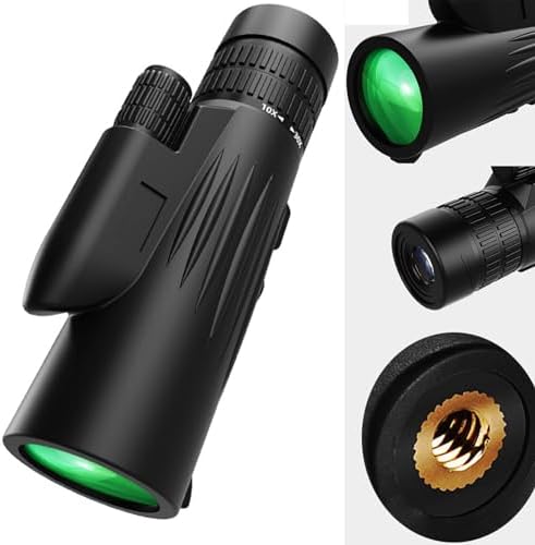 10-30 Zoom Monocular Telescope, Adult 10-30x42 Zoom Monocular, Compact Portable Monocular, Lightweight Handheld Pocket Telescope with Hand Strap, Zoom Monocular Telescope for Bird Watching