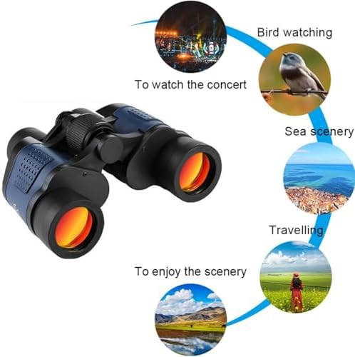 10x36 Compact Binoculars for Adults, Large Eyepiece Easy Focus Binoculars with Low Light Vision for Outdoor Bird Watching Camping Hiking Traveling