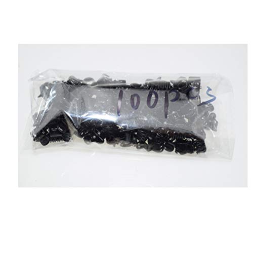 100pc/pack 1cm Hair Claws Clip for Women Girls Plastic Mini Hairpin Hair Clip Clamp Hair Accessories Gifts (100pcs black)