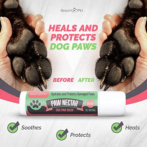 0.5oz Jumbo Dog Paw Balm Hydrates and Protects Damaged Dog Paws