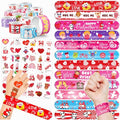 144 PCS Valentine Party Set - 72 Temporary Tattoos & 72 Slap Bracelets - Perfect for Themed Parties, Baby Showers, Classroom Rewards & Gifts for Kids