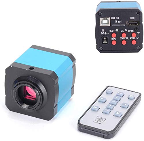 14MP HDMI Digital Machine Vision Industrial Microscope Camera 100X C-Mount Zoom Lens 56LED Light for PCB Soldering