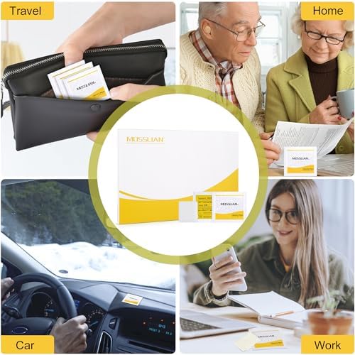 100 Count Hearing Aid Wipes Individually Wrapped Hearing Aid Cleaner Hearing Aid Cleaning Wipes for Hearing Aids,Earmold, Earbuds, Headphone,Screen,Glasses,Phone