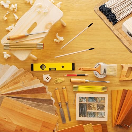 100 Pcs Sanding Sticks, 280 Grit Matchsticks Sanding Twigs, Fine Detailing Sanding Tools for Tight Spaces Plastic Models Wood, 5.4 x 0.2 Inch