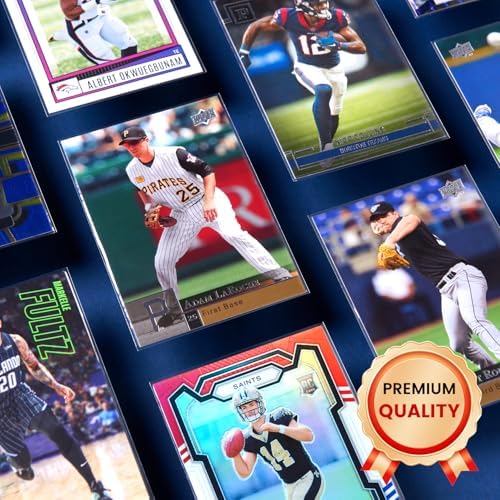 10000 Counts Card Sleeves, Penny Clear Card Sleeves for Trading Cards, Baseball Card Sleeves, Trading Card Sleeve, Soft Sports Card Sleeves, Plastic Card Protector Sleeves for Football Game Cards, MTG