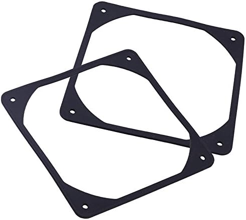 10pcs 120mm Black Anti-vibration Rubber Fan Gasket Silicone Shock Proof Absorption Pad For Computer PC Case