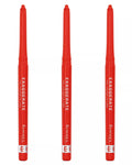 (3 Pack) Rimmel Exaggerate Lip Liner Pencil - CALL ME CRAZY #104 New
