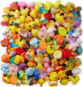 100 Pack Rubber Duck for Jeeps Ducking - 2" Bulk Floater Duck for Kids - Baby Bath Toy Assortment with Bag - Party Favors, Bath Time, Birthdays, and More (100 Varieties)
