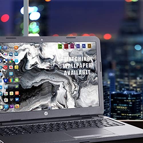 15 15.6 inch Laptop Notebook Skin Vinyl Sticker Cover Decal Fits 13.3" 14" 15.6" 16" HP Lenovo Apple Mac Dell Compaq Asus Acer / Marble White Grey Swirl Beautiful