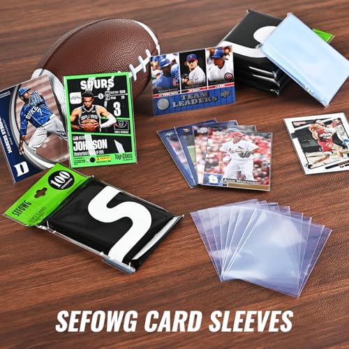 10000 Counts Card Sleeves, Penny Clear Card Sleeves for Trading Cards, Baseball Card Sleeves, Trading Card Sleeve, Soft Sports Card Sleeves, Plastic Card Protector Sleeves for Football Game Cards, MTG