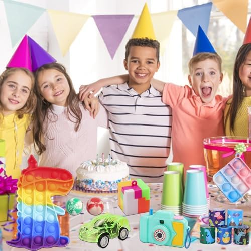 1000Pcs Party Favors for Kids, Fidget Toys Bulk, Birthday Gift Toys, Fidgets Stocking Stuffers, Treasure Box Birthday Party, Goodie Bag Stuffers, Carnival Prizes, Pinata Filler Stuffers for Classroom