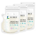 120 Pcs BPA-Free Breastmilk Storage Bags, 8Oz, Milk Storage Bags Breastmilk with Pour Spout,Temp-Sensing Color Change, Milk Bag with Self Standing for Breastfeeding (120 Count)