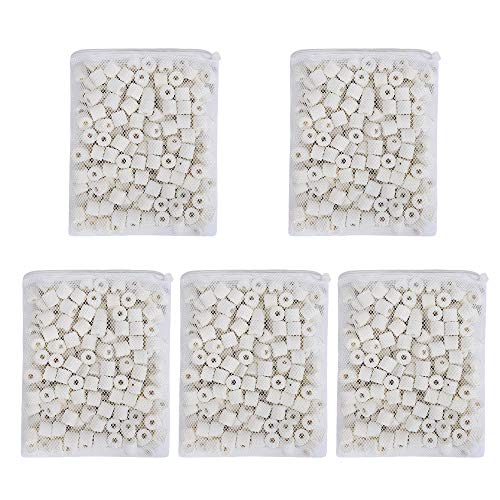 10 lb Aquarium Fitler Media Ceramic Rings, Bio Ceramic Filter Media for Pond Fish Tank Canister Filter
