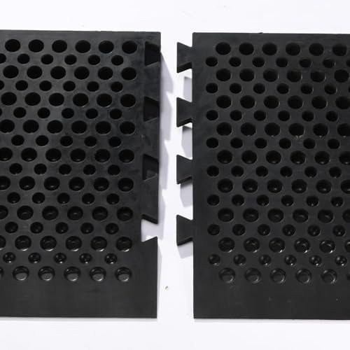 0.8" Rise Rubber Threshold Ramp for Doorways,Non-Slip Surface for Wheelchair Scooter Stroller,1500 LBS Capacity,Cuttable and Adjustable Size
