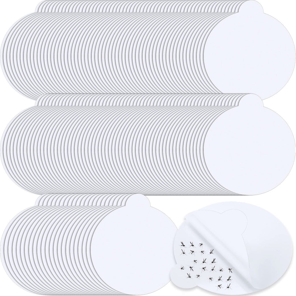 144 Sheets Mosquito Trap Indoor Flea Trap Refills Fly Glue Boards Refill Glue Boards Discs Indoor Insect Trap 4.33 Inch Fits Most Models Indoor Mosquito Killer Lamp