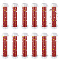 12 Pcs Sticky Fly Trap Fly Stick Indoor Outdoor Long Lasting Adhesive Fly Catcher with Hanging Hook for Wasps Gnats Bugs Insects Moths Fruit Flies Mosquitoes Spiders Fleas (Red, White)