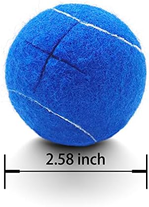 12PCS Precut Tennis Balls, Walker Glide Balls, Heavy Duty Long Lasting Felt Pads for Furniture Legs and Floor Protection