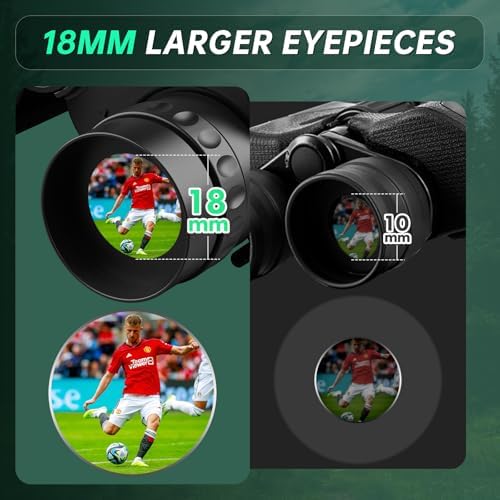 10-30x25 Small Compact Binoculars for Adults - WOZEL High Powered Zoom Binoculars for Bird Watching Hunting Hiking Travel Sports - Lightweight Binoculars with Large & Bright Field of View for Kids