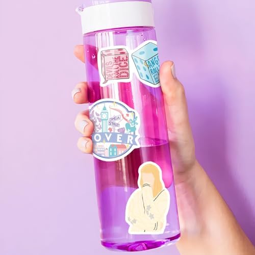 150 PCS Stickers for Fans Concerts, Waterproof Vinyl Music Decals for Water Bottles, Laptops, Phonecase, Scrapbook, Party Favors Gifts for Kids Teens Adults