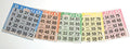 1000 Bingo Paper Cards (200 Books 5 Colors Ea!) by American Games