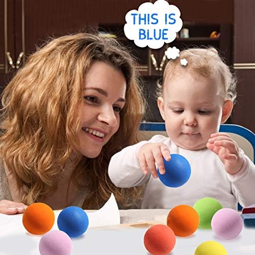 12 Pieces Soft Foam Balls Lightweight Mini Play Balls for Safe Indoor Toys Fun Vibrant Assorted Colors Orbs Unique Birthday Party Favors for Boys and Girls