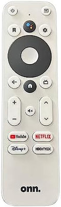 100026240 Voice Remote Control Compatibe with ONN Android TV 4K UHD Stick, ONN Google TV 4K Streaming Box, MECOOL MK2 Smart TV Box and MECOOL TV Streaming Stick