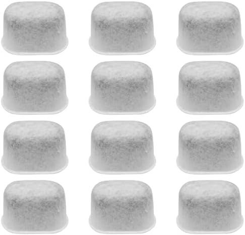 12 Pack Charcoal Water Filters Replacement for Breville Filters for Espresso Machine 870/878/880/860/840/810/450/500/ for Sage 500/810/870/875/878/880 Replacement Part