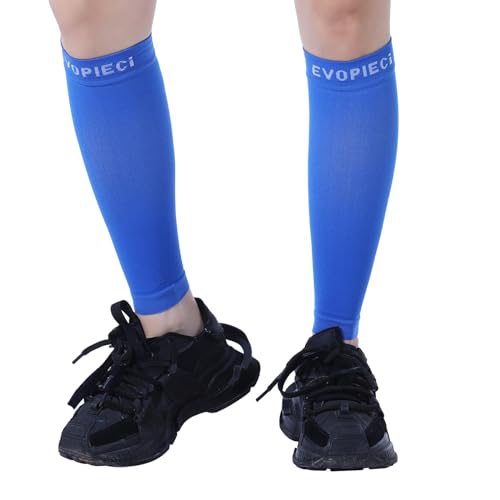 15-20mmHg 1Pair Men and Women Wide Calf Sleeve Brace Compression Socks for Leg Support, Pain Relief