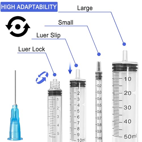 100PCS 23 Gauge 5/8 inch Lab Dispensing Accessories, Refilling Inks,Individually Packaged