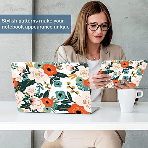 15 15.4 15.6 Inches Personalized Laptop Skin Sticker Reusable Netbook Skin Sticker Universal 12.1 13 13.3 14 InchesNotebook PC Art Protector Cover by AORTDES(Flowers)