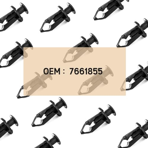 150pcs ATV UTV Body Fastener Rivets Push Pin Compatible with Can Am 293150089 Polaris 7661855 RZR Ranger Suzuki Kawasaki Rancher 90653-HC4-900 Plastic Fender Clips