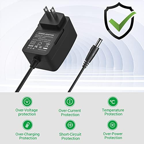 12V 1.5A Power Adapter for Yamaha PA130 PA150, 12V 1.5A Power Supply for Yamaha PSR YPG YPT DGX DD EZ Series Keyboard (9.8 Ft Long Cord)