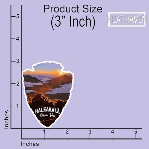 (3pcs) Haleakalā National Park Sticker, National Parks, Stickers for Water Bottles, National Park Stickers. Adventure Stickers, Hiking Stickers, Camping Stickers