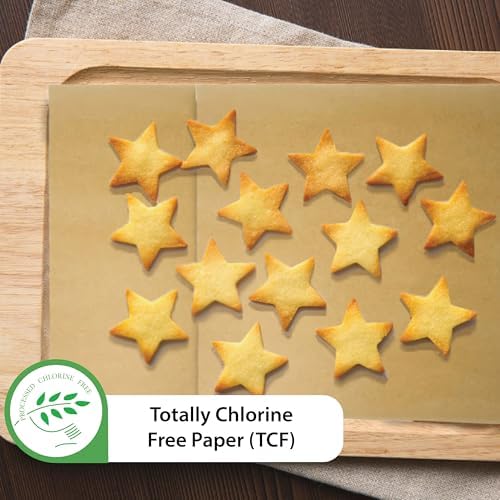 12x12 Parchment Paper Squares (200 Sheets), Unbleached, High Heat, Non-stick, Pre-cut Baking Paper for Dehydrator, Ninja Foodi Flip Air Fryer, Toaster Oven, and so much more.